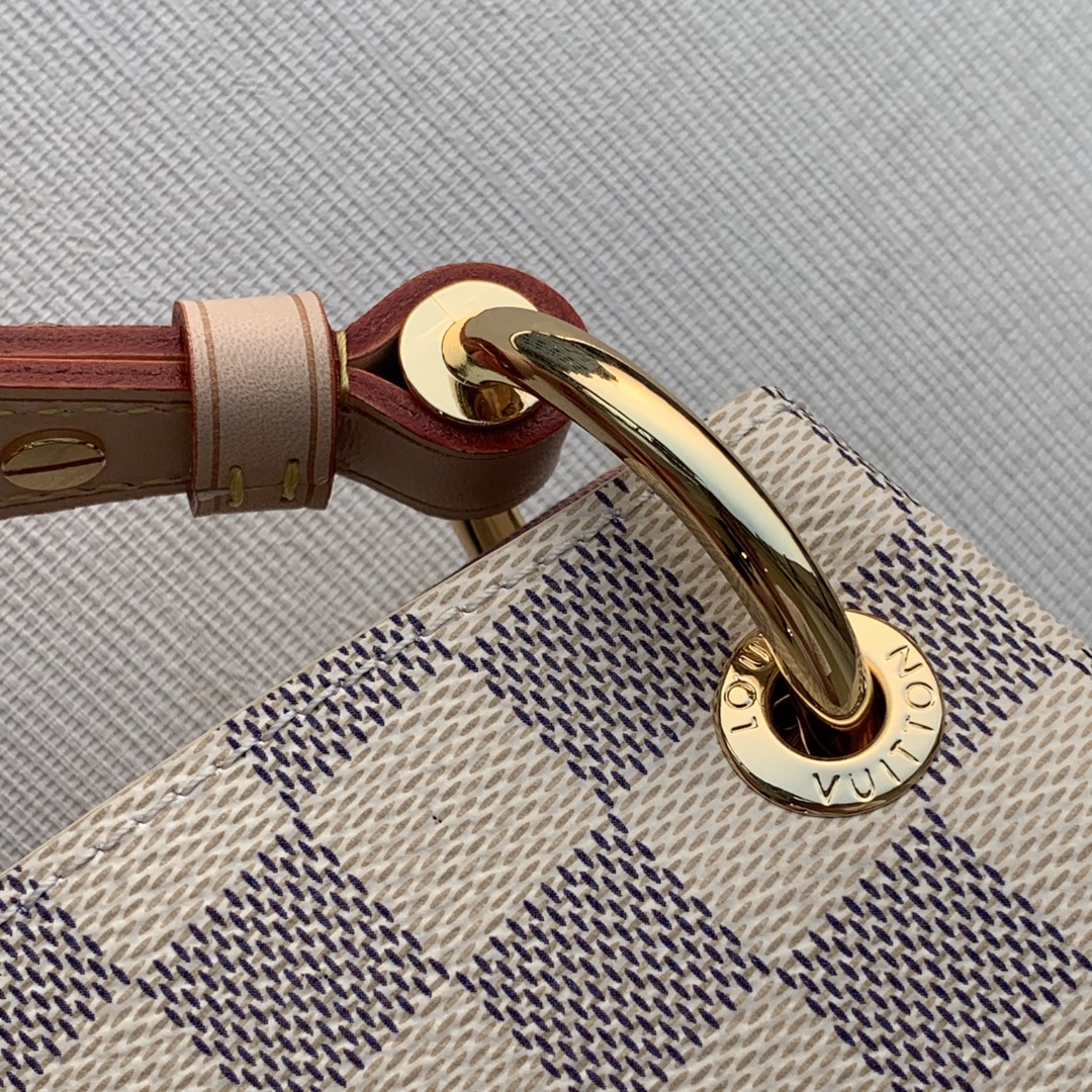 LV A貨Graceful MM白棋盤格肩背包 女款輕奢百搭精品｜歐美奢侈品精品推薦