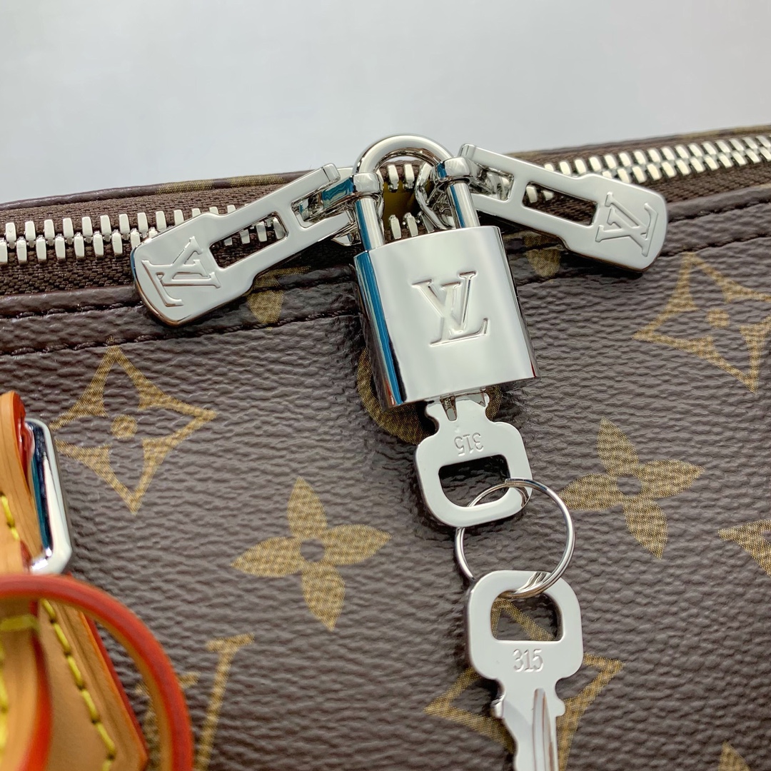 LV A貨Speedy 30手提包 女士老花鏈條款 奢華經典再現｜歐美奢侈品精品推薦