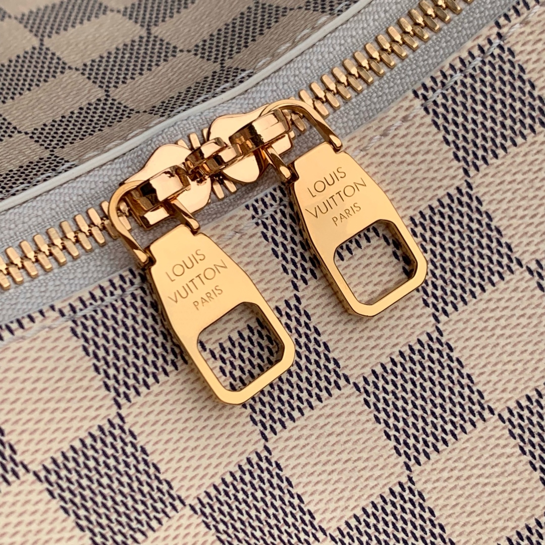 LV一比一Loop白棋盤格肩背包 女士精品輕奢造型｜歐美奢侈品精品推薦