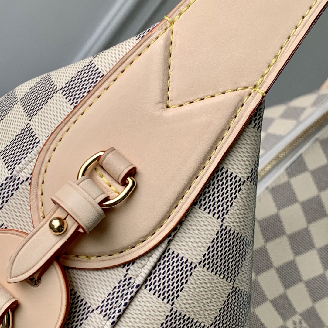 LV一比一Loop白棋盤格肩背包 女士精品輕奢造型｜歐美奢侈品精品推薦