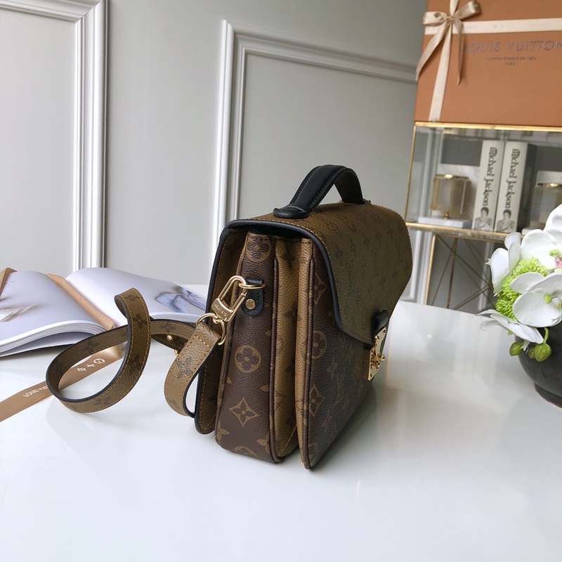 LV A貨Pochette Métis雙色拼接包 女士精品復古手提｜歐美奢侈品精品推薦