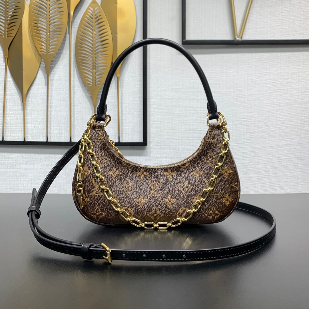 LV一比一Mini Loop鏈條肩背包 小巧老花精品款