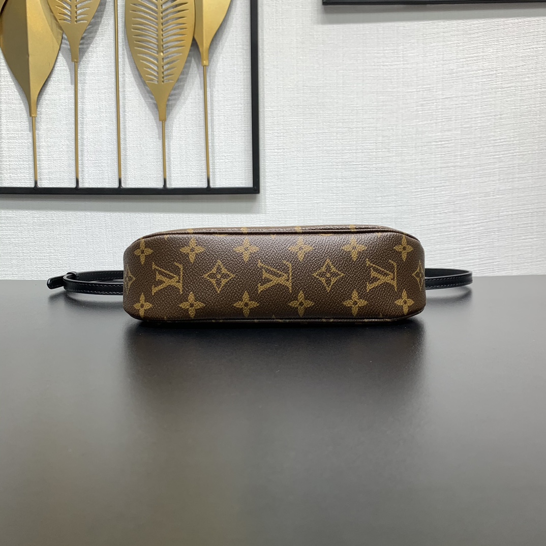 LV一比一Mini Loop鏈條肩背包 小巧老花精品款