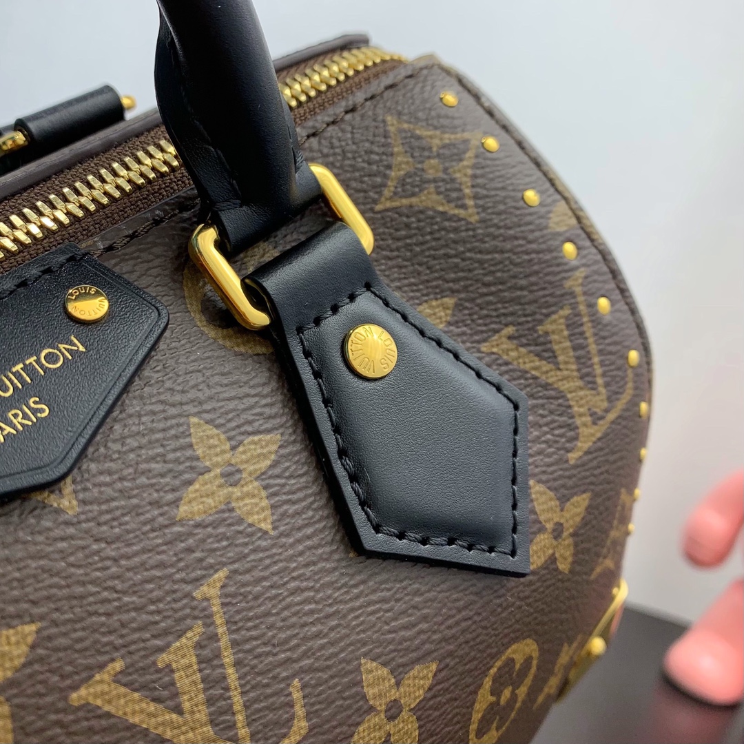 LV原單Nano Speedy鏈條迷你包 經典老花時尚手袋｜歐美奢侈品精品推薦