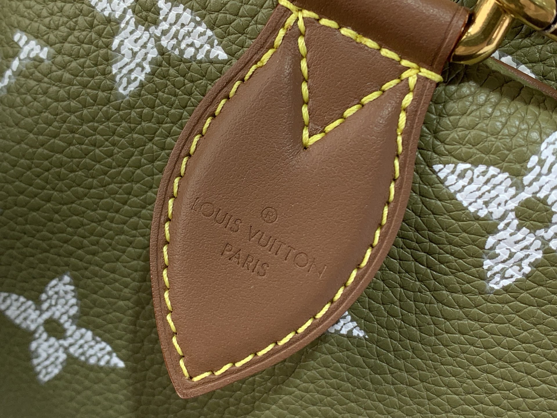 LV一比一Keepall Bandoulière 50手提旅行袋 橄欖綠老花｜歐美奢侈品精品推薦