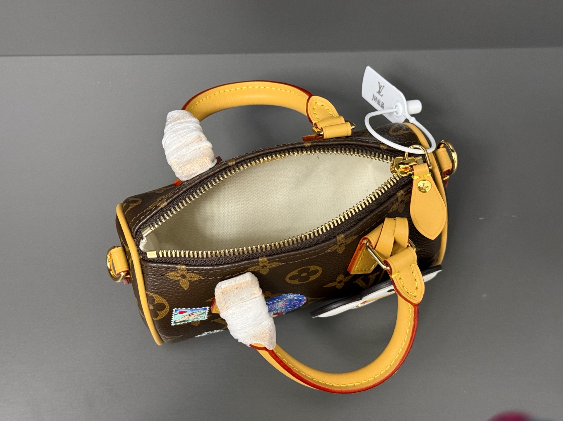 LV高仿老花迷你Speedy手袋 可愛卡通掛飾款｜歐美奢侈品精品推薦