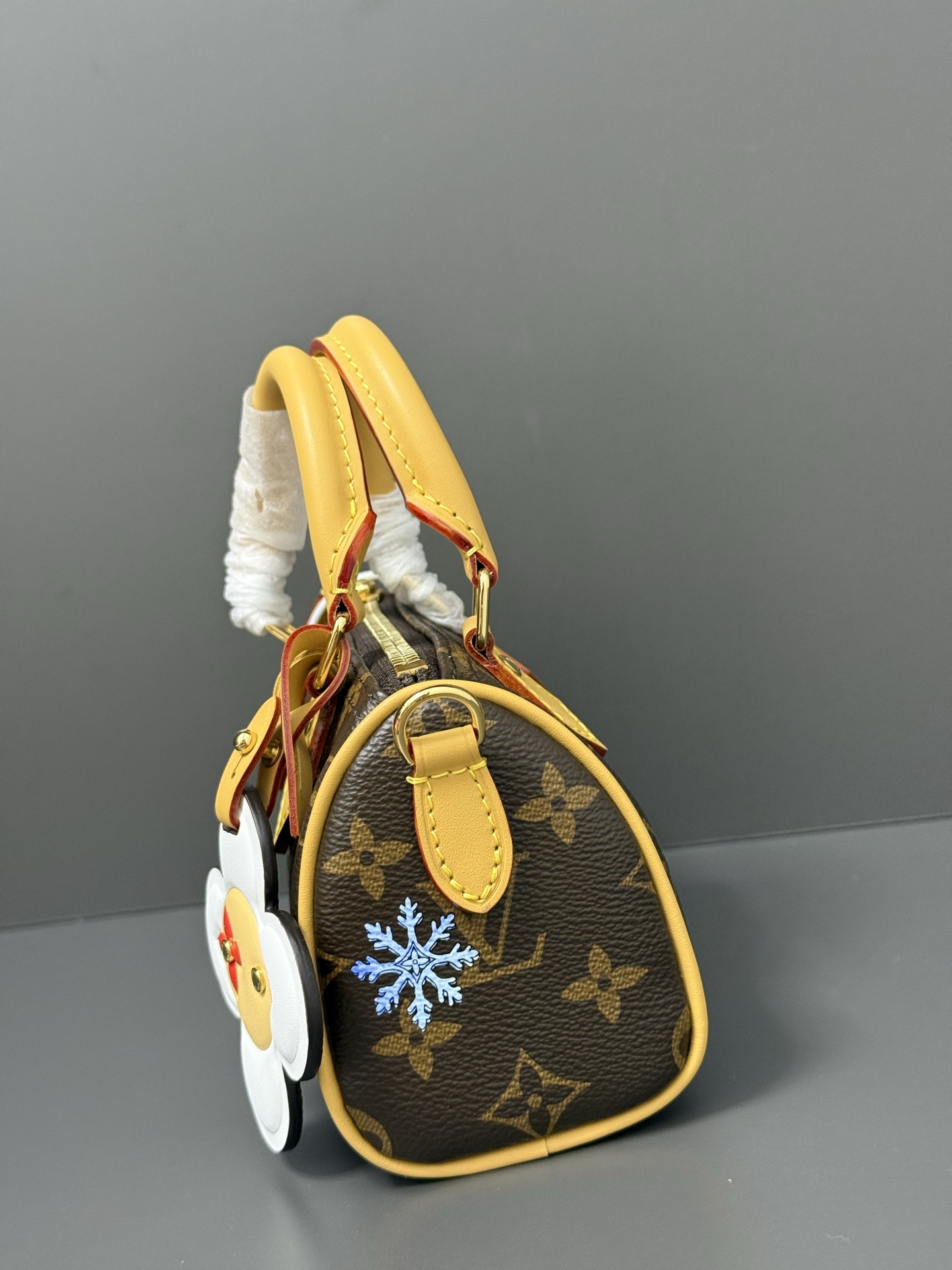 LV高仿老花迷你Speedy手袋 可愛卡通掛飾款｜歐美奢侈品精品推薦