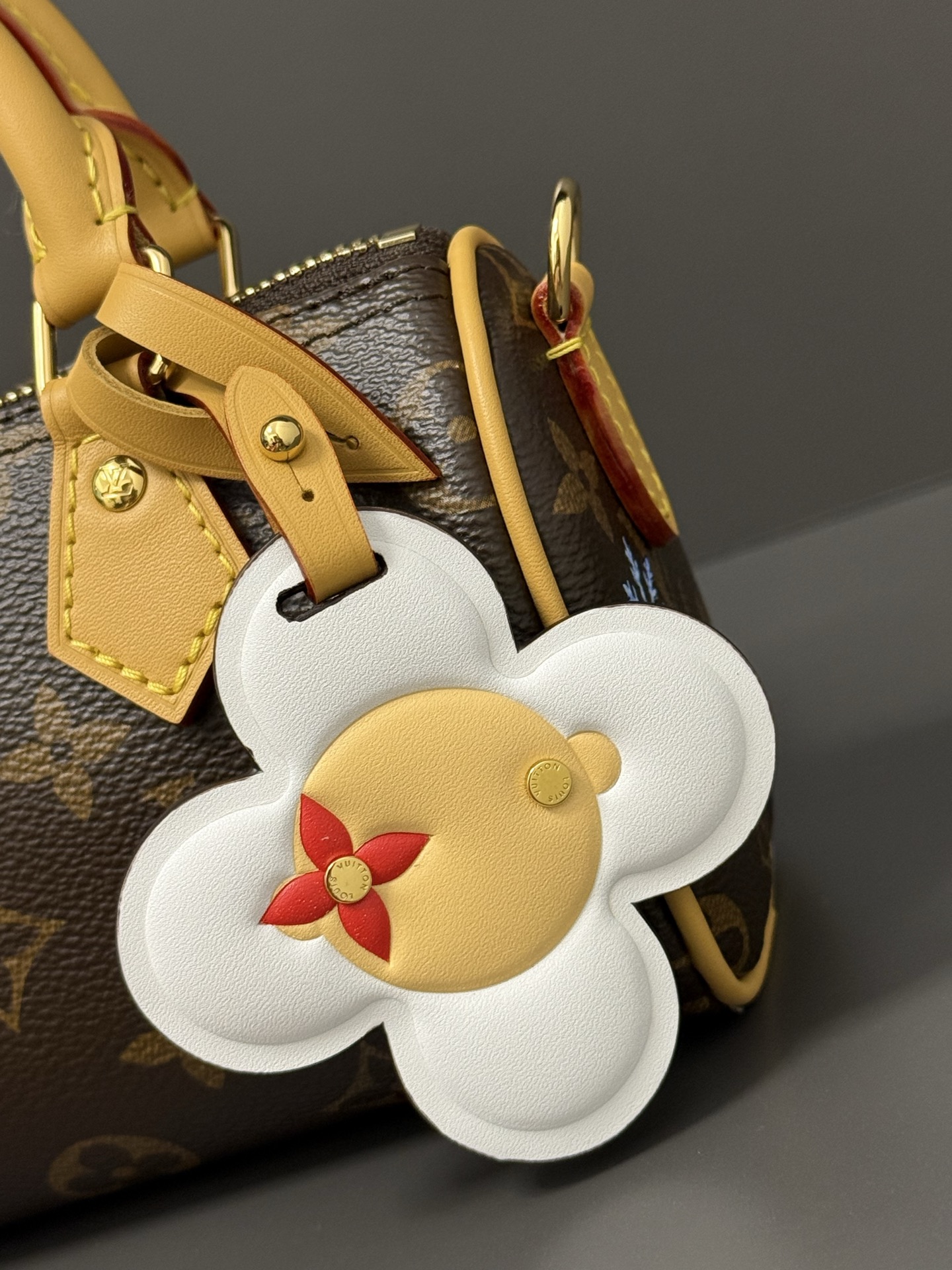 LV高仿老花迷你Speedy手袋 可愛卡通掛飾款｜歐美奢侈品精品推薦