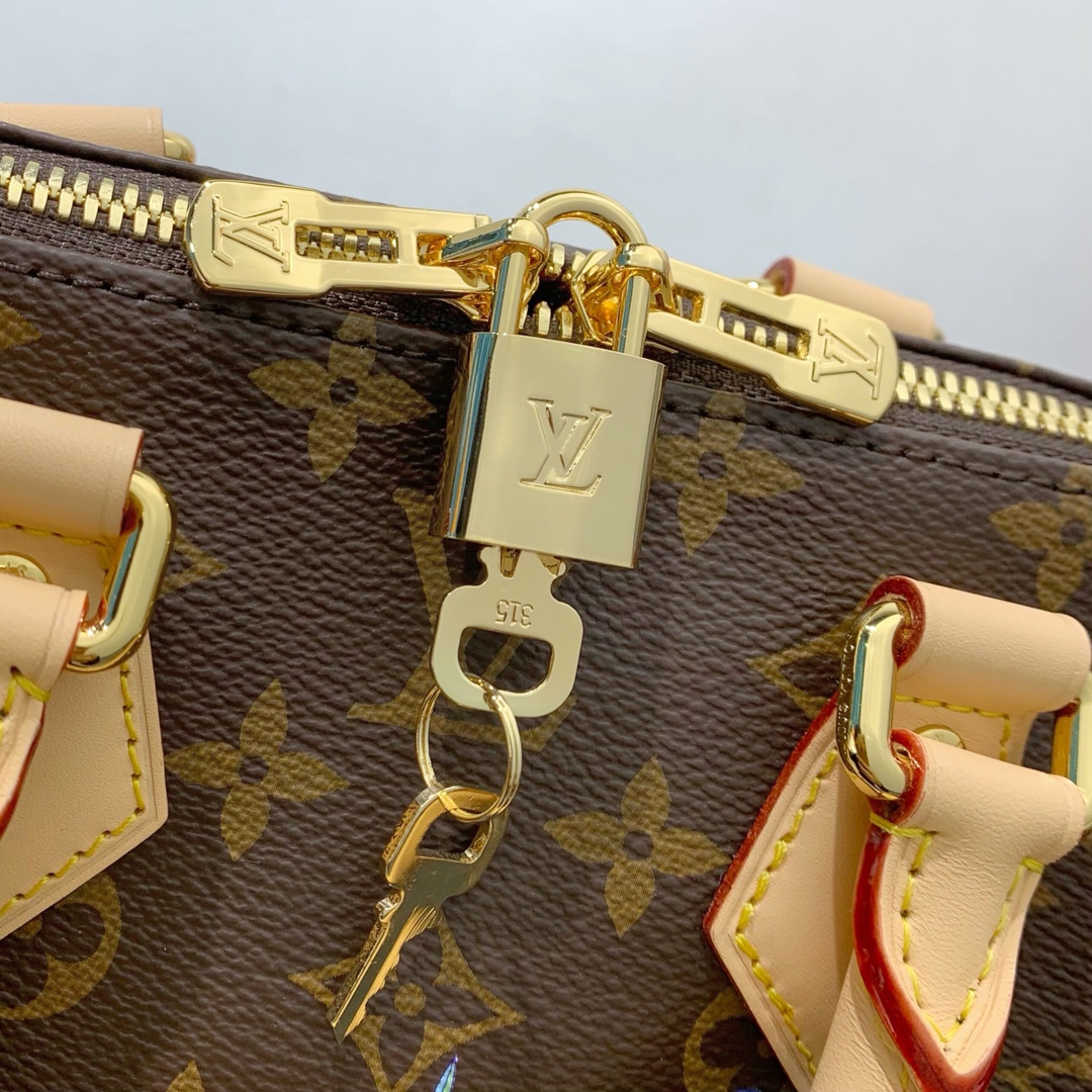 LV一比一老花花卉Speedy手袋 限量精品系列｜歐美奢侈品精品推薦