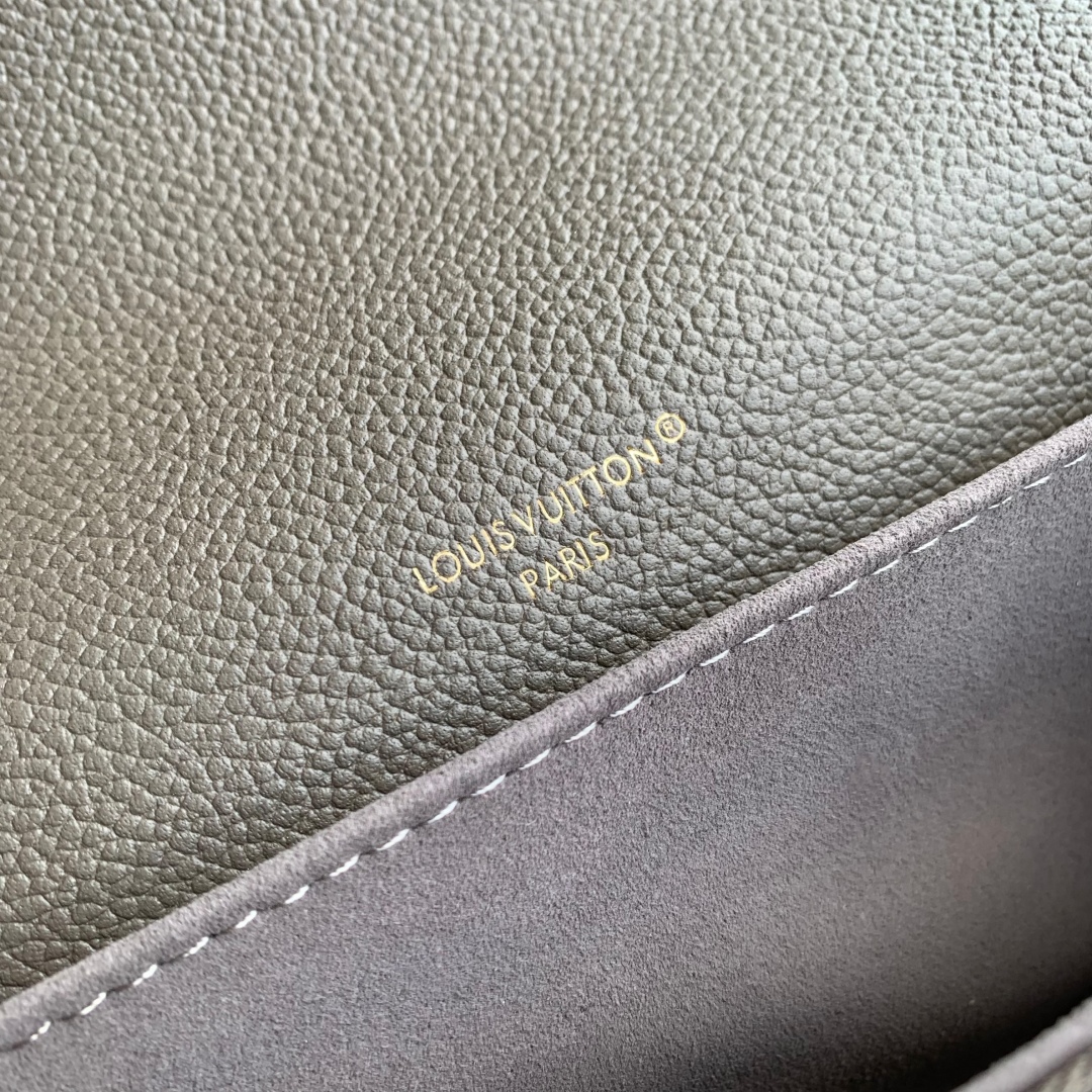 LV一比一灰色壓花鎖扣手提包 精品氣質款｜歐美奢侈品精品推薦