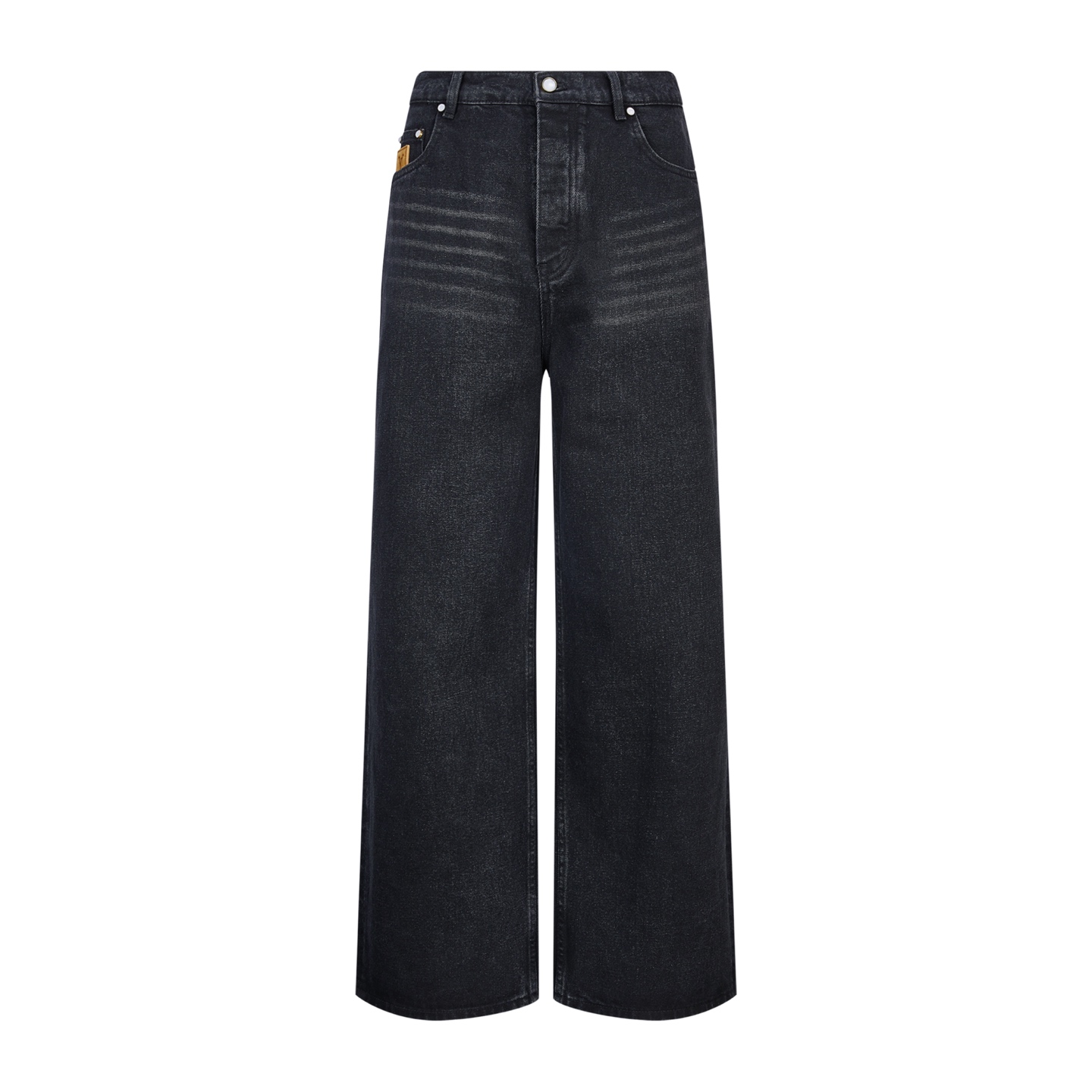 LV一比一男士老花後口袋牛仔褲 寬版街頭風格