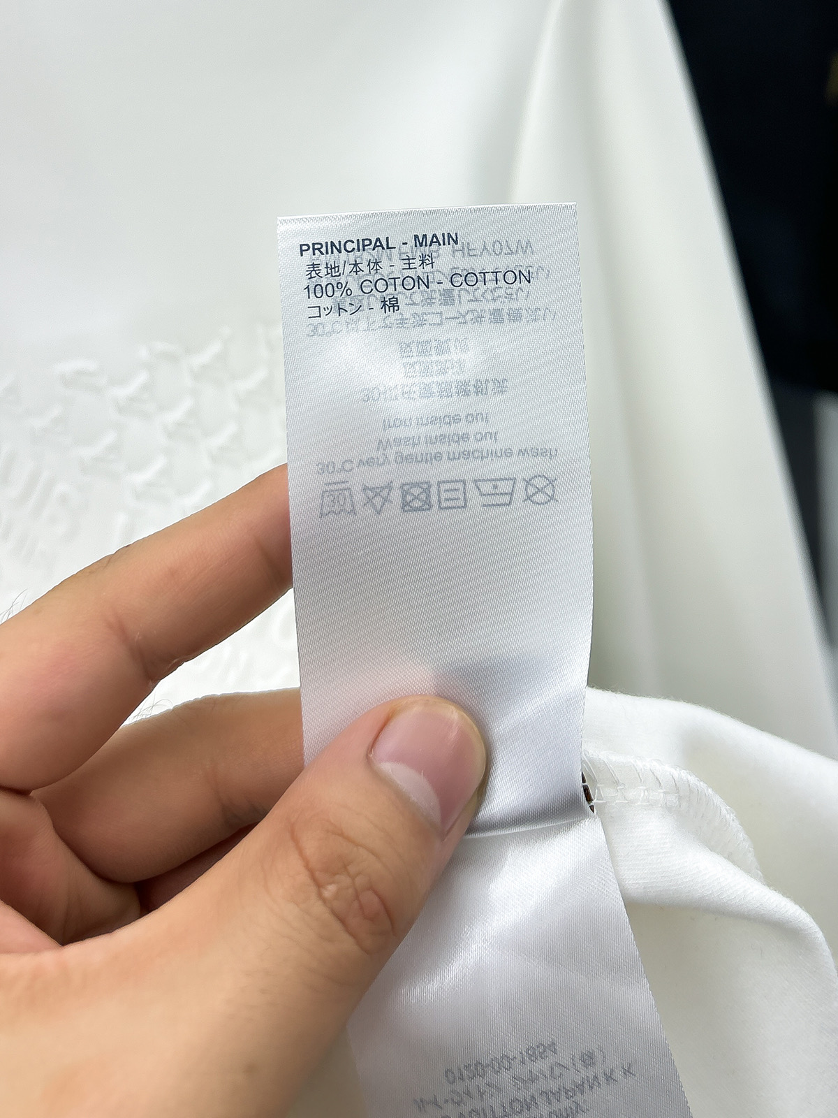 LV一比一男士白色長袖T恤 壓紋LOGO素面款簡約百搭風｜歐美奢侈品精品推薦