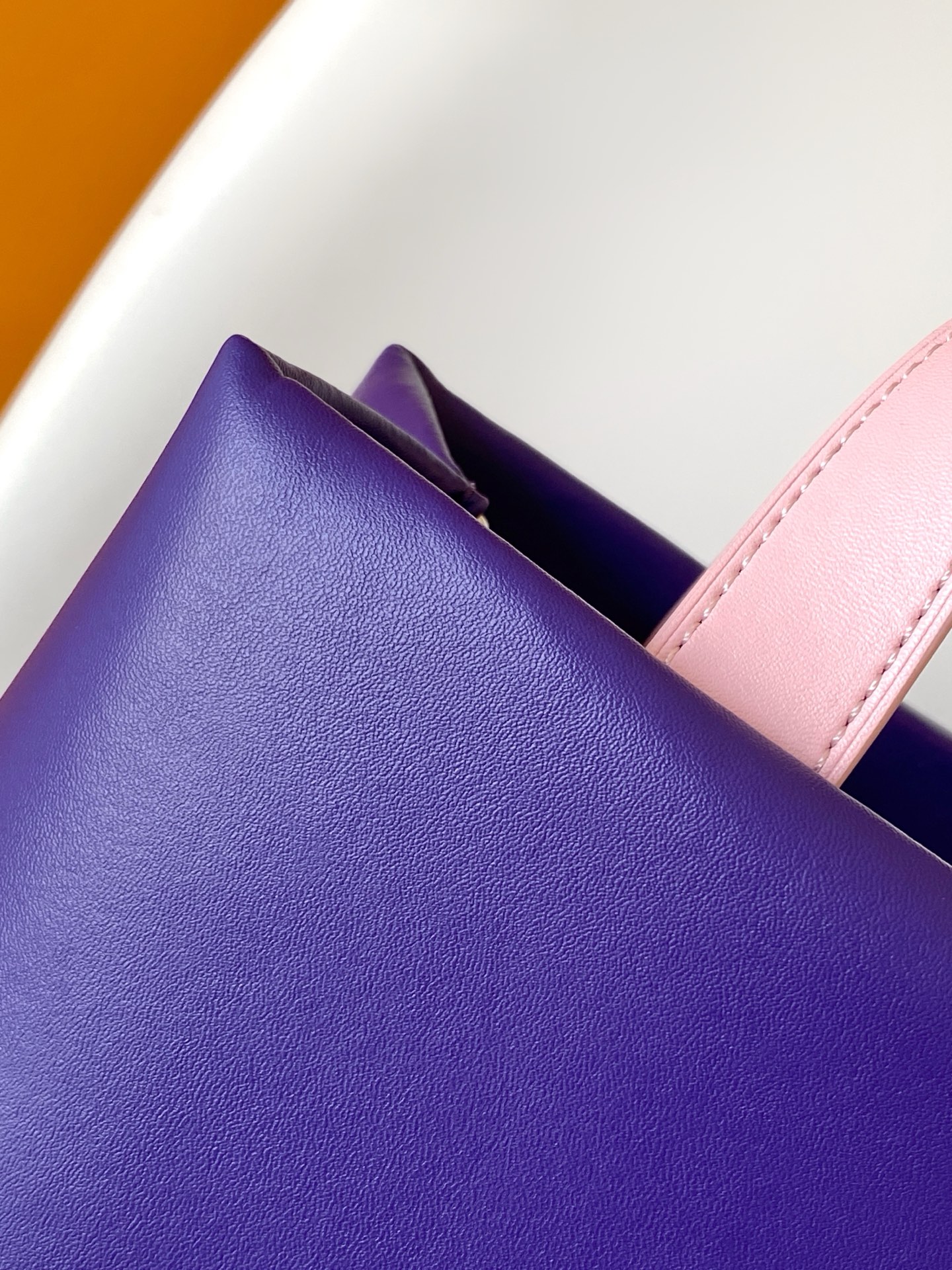 LV高仿紫粉拼色手提包 可肩背設計甜美風格首選｜歐美奢侈品精品推薦