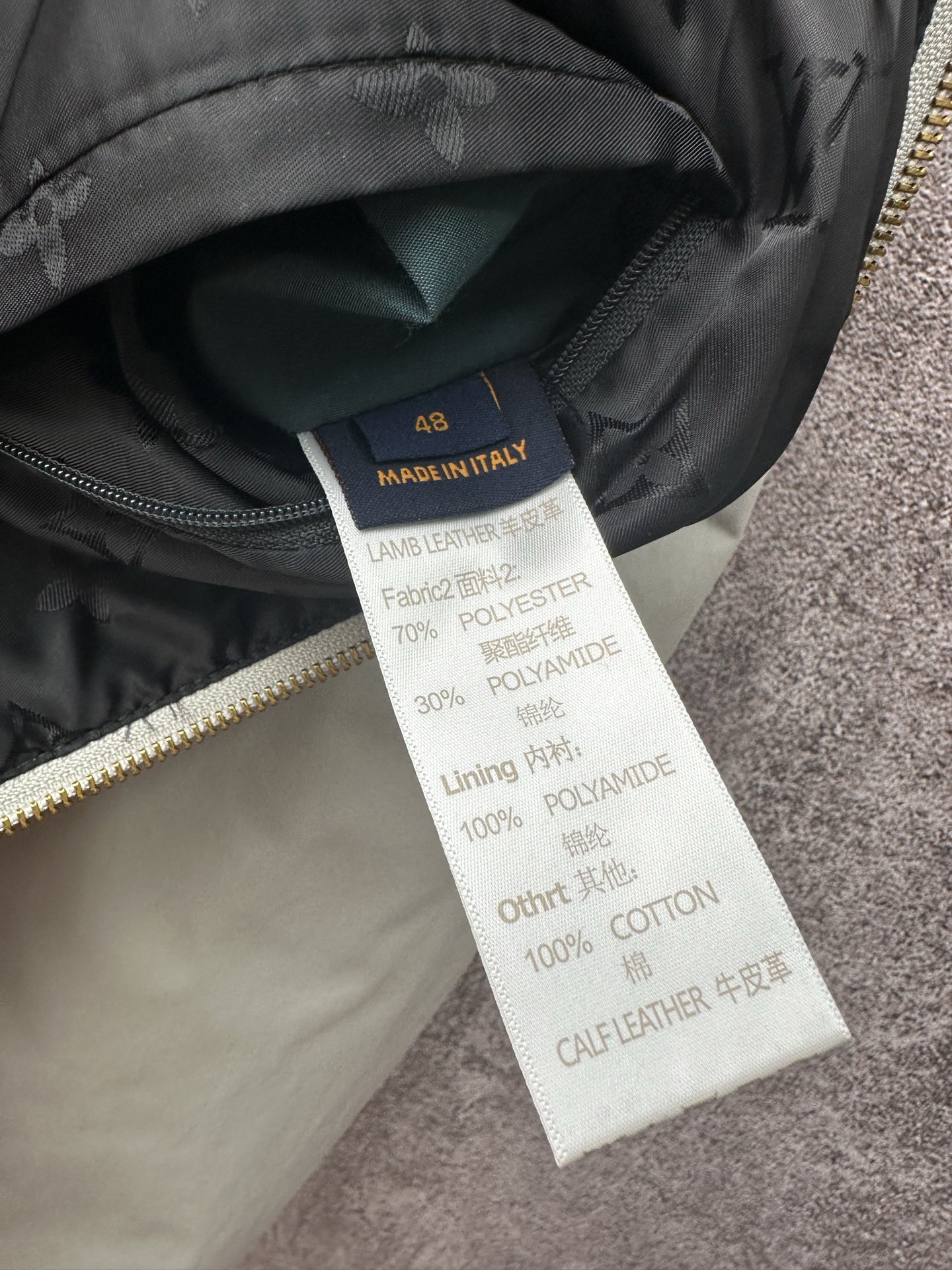 LV 高仿拼色運動外套 經典LV標誌立領設計｜歐美奢侈品精品推薦