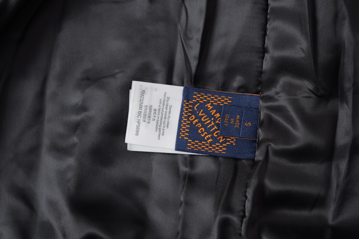 LV一比一男士棒球外套 黑白拼色設計潮流款｜歐美奢侈品精品推薦