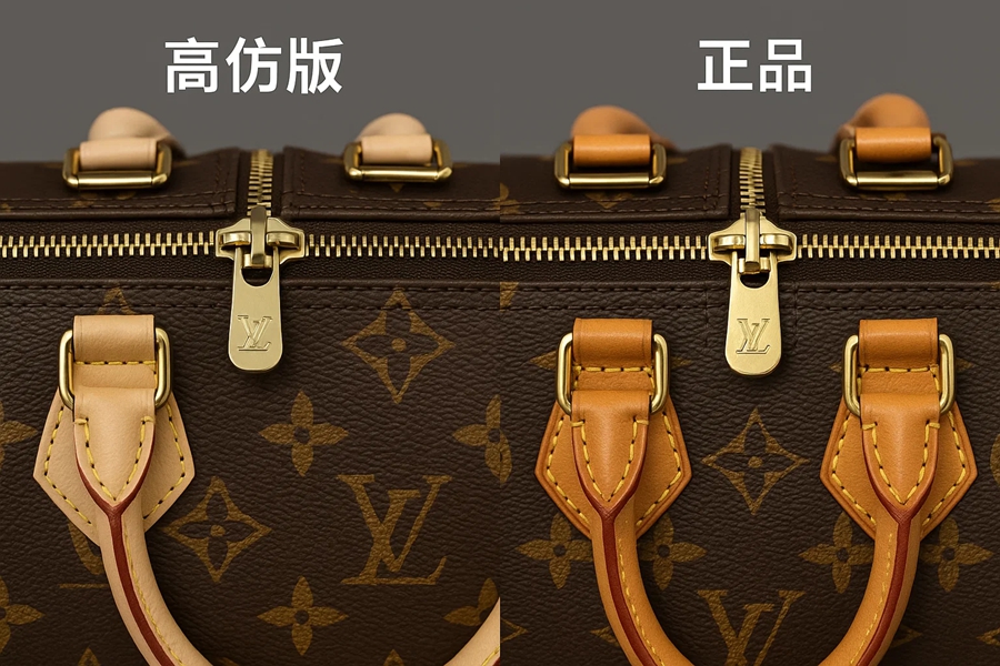 LV Speedy高仿版與正品差異研究:老實說拉鍊順滑度與植鞣革皮質有這些關鍵區別|超A仿原單精品圖片 3 LV Speedy高仿版與正品差異研究:老實說拉鍊順滑度與植鞣革皮質有這些關鍵區別|歐美奢侈品精品推薦