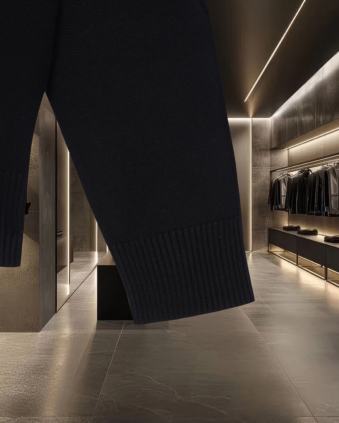 LV 高仿黑色刺繡圓領毛衣 秋冬簡約奢華款｜歐美奢侈品精品推薦