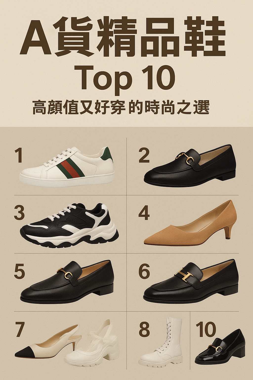 A貨精品鞋Top 10實穿深度評測：從Givenchy到Hermés，高顏值復刻精品鞋的長期穿着體驗報告｜歐美奢侈品精品推薦