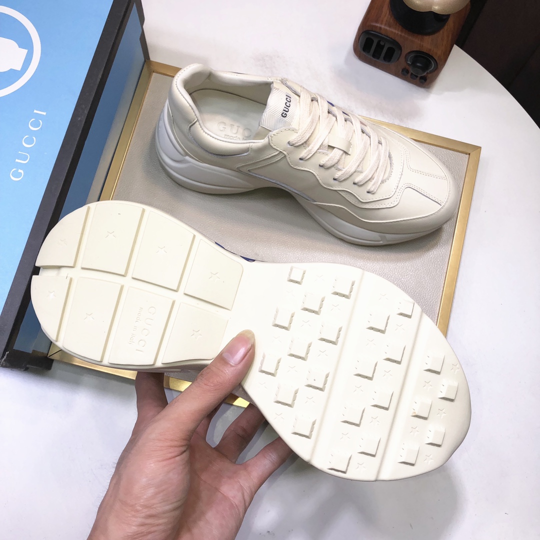 Gucci一比一小飛象塗鴉男士運動鞋 童趣印花厚底復刻款｜歐美奢侈品精品推薦