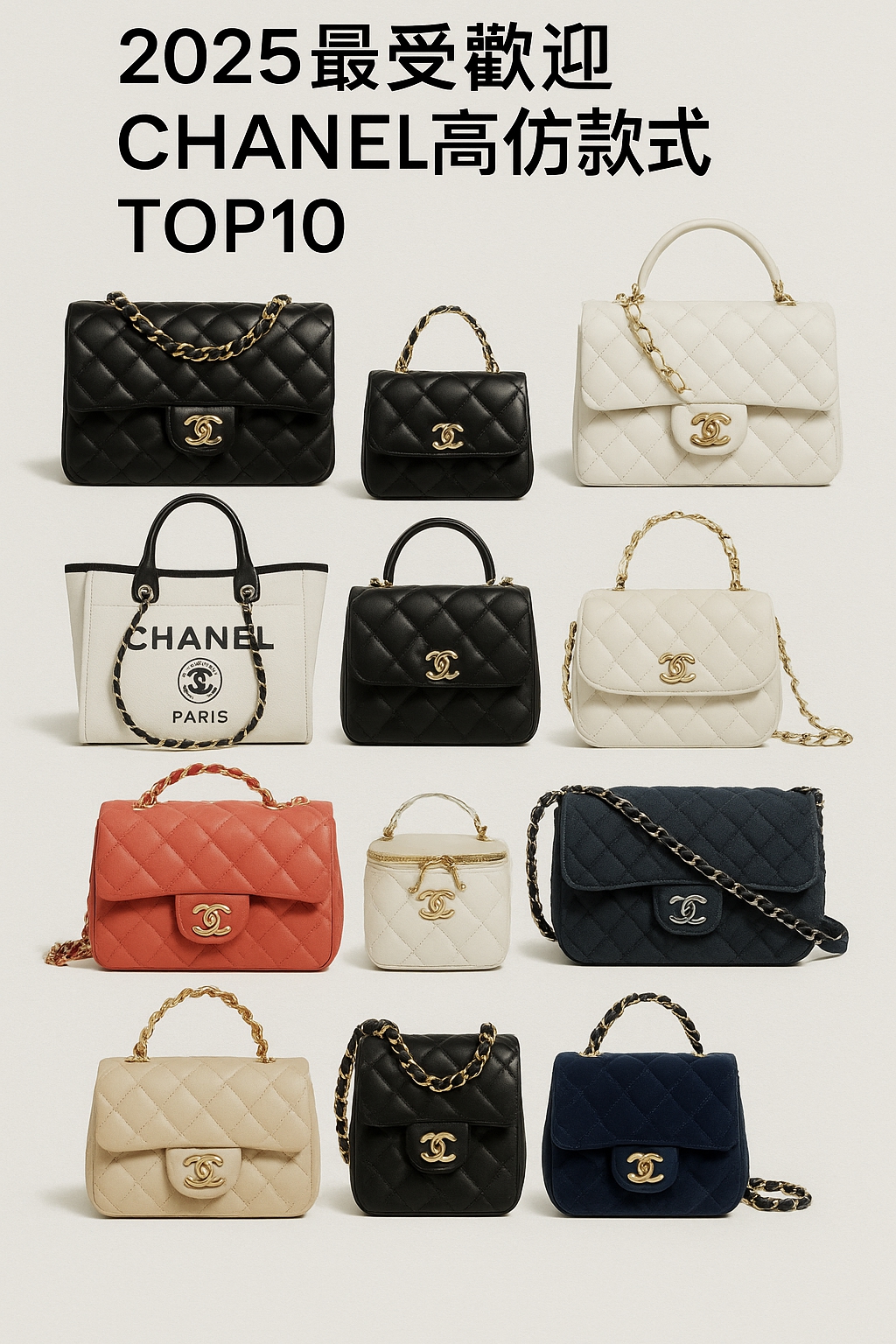 2025最受歡迎CHANEL高仿款式TOP10深度解析：從經典Classic Flap到潮流19包款的工藝演進與市場實測報告｜歐美奢侈品精品推薦