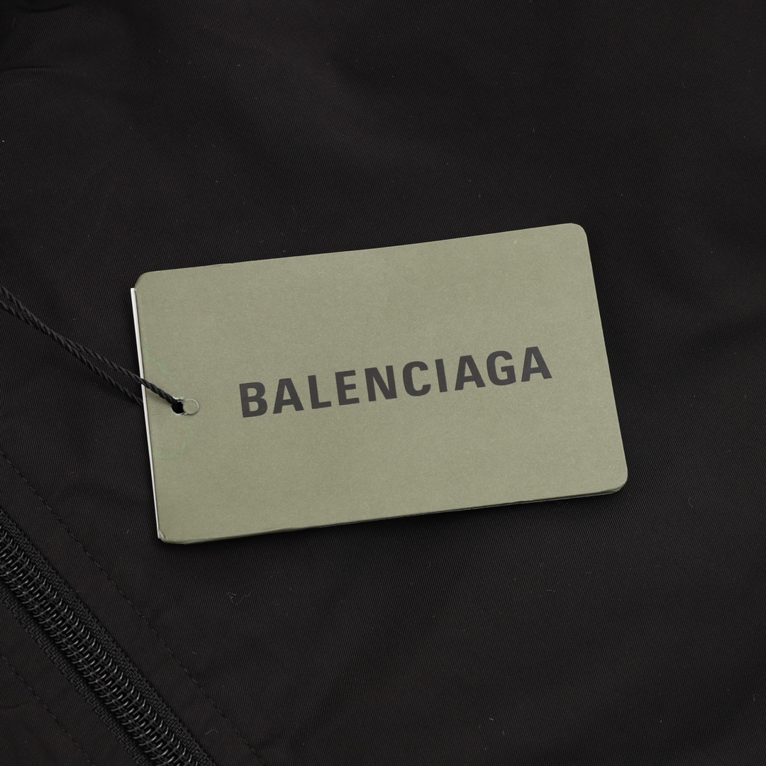 Balenciaga A貨男款運動外套 黑紅條紋活力版型