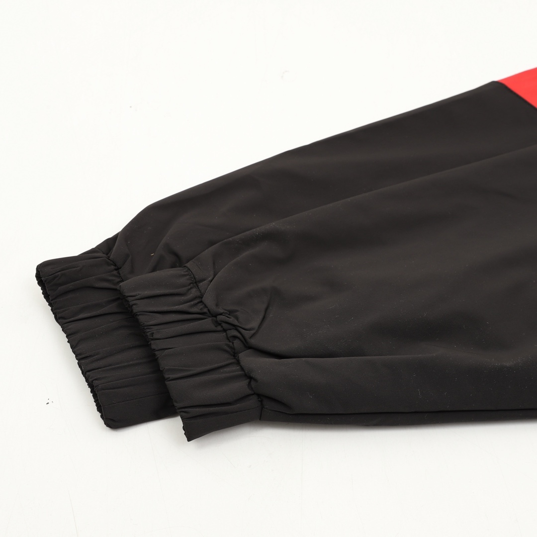 Balenciaga A貨男款運動外套 黑紅條紋活力版型