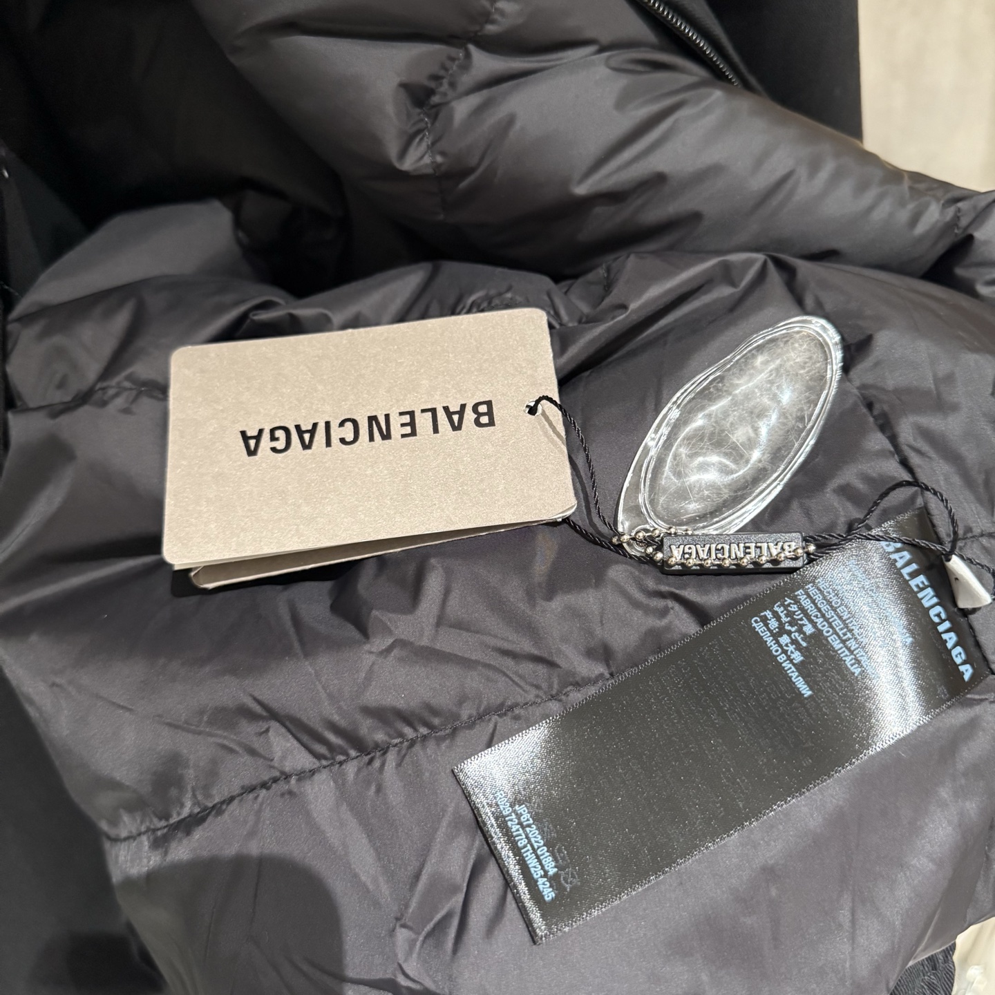 Balenciaga原單男士外套 黑色立領極簡輪廓設計