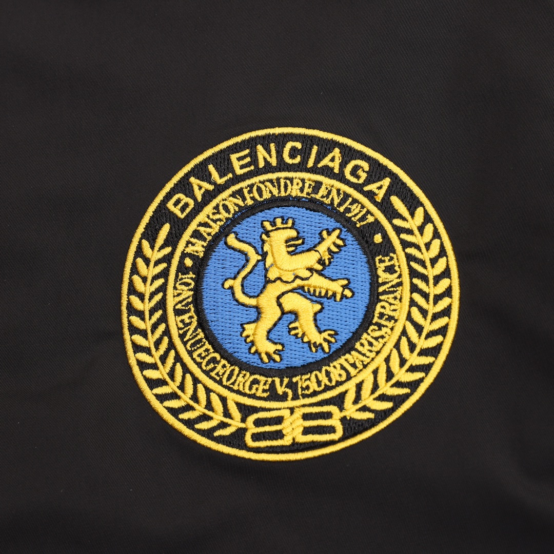Balenciaga A貨飛行外套男款 經典徽章復古設計