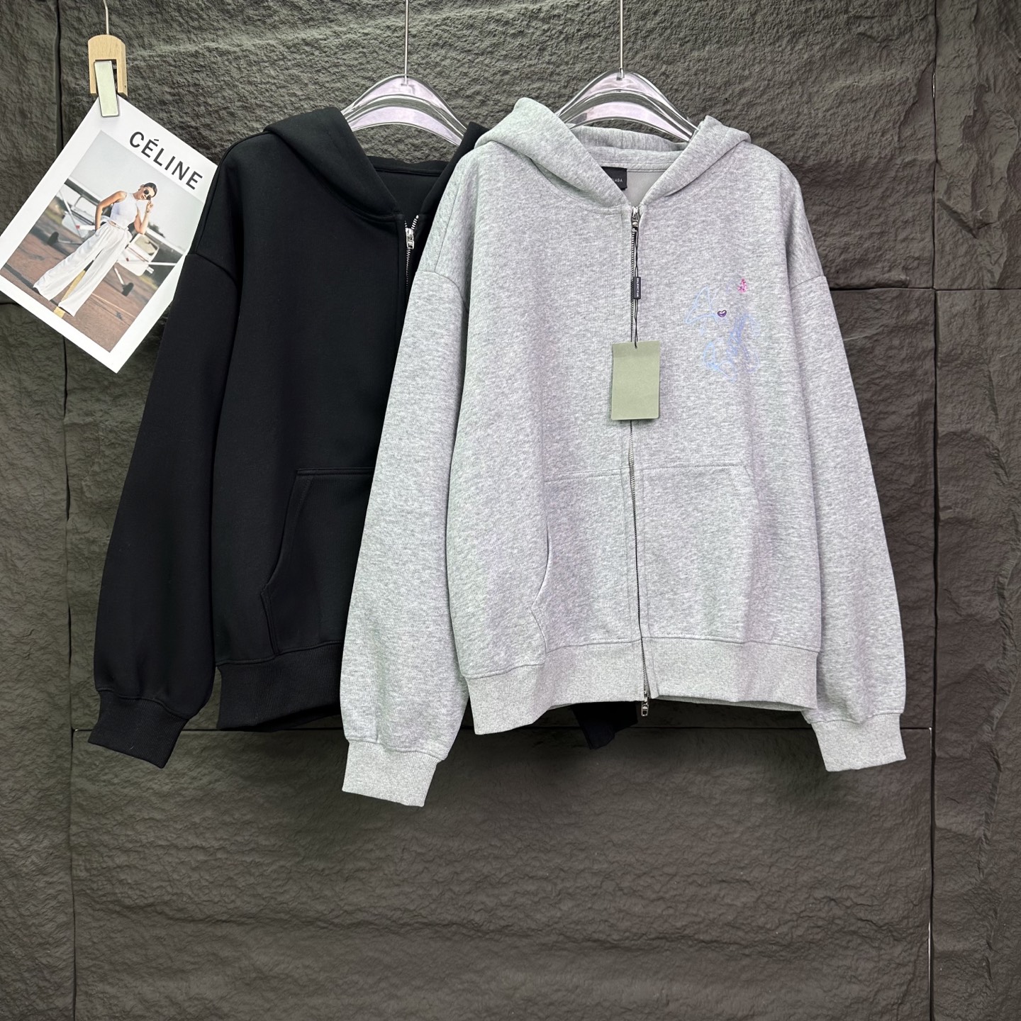 Balenciaga A貨連帽外套 灰色塗鴉設計俏皮風格| 7 Balenciaga A貨連帽外套 灰色塗鴉設計俏皮風格