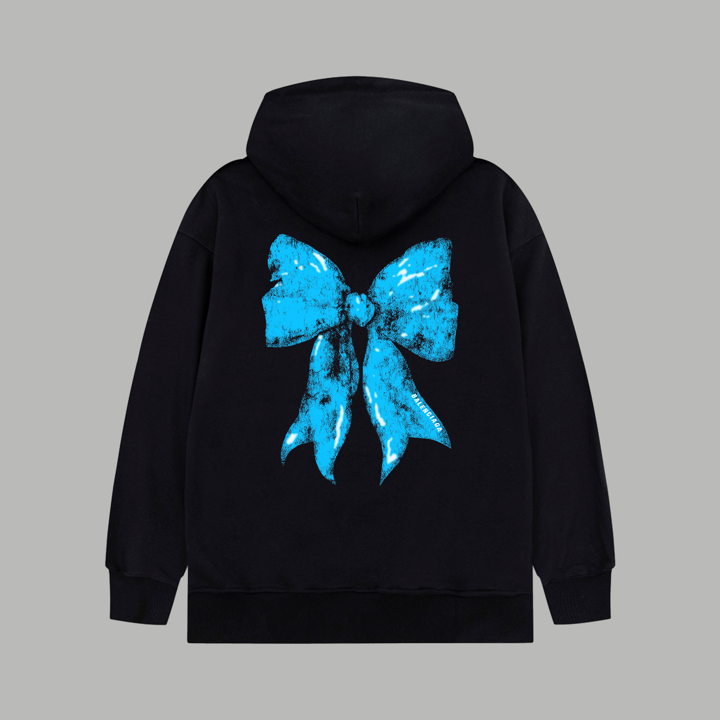 Balenciaga一比一連帽帽T 黑色素面拉鍊外套休閒款| 14 Balenciaga一比一連帽帽T 黑色素面拉鍊外套休閒款