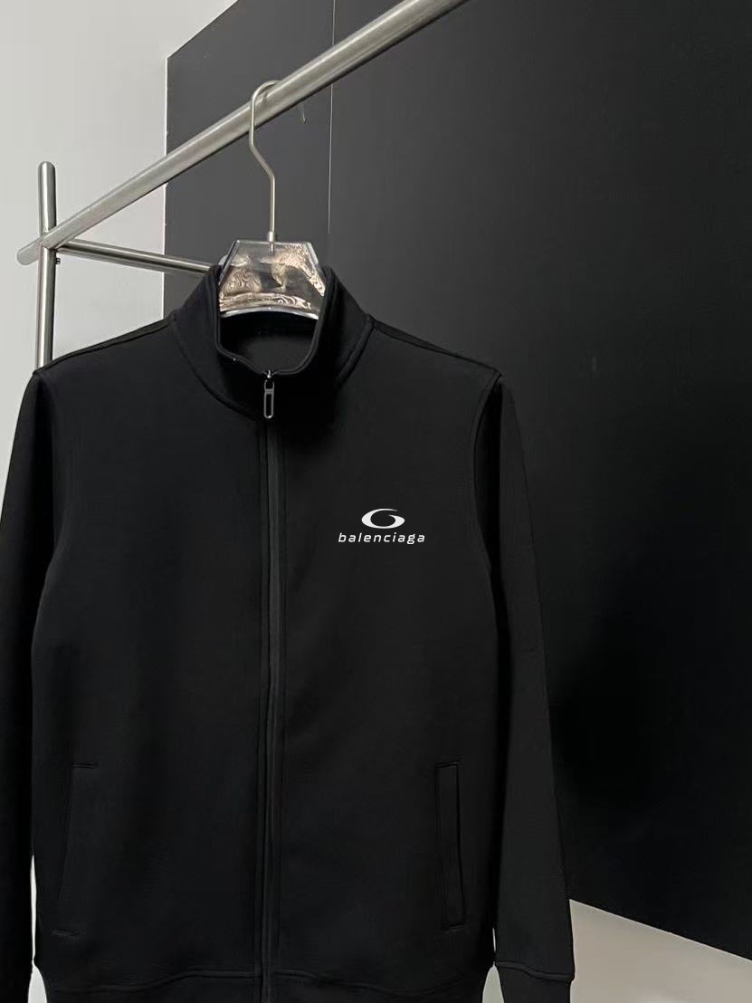 Balenciaga A貨男士立領拉鍊外套 黑色輕薄運動風設計| 11 Balenciaga A貨男士立領拉鍊外套 黑色輕薄運動風設計