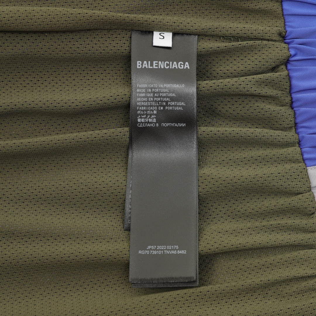 Balenciaga A貨男士軍綠拼色立領外套 拉鍊休閒運動風格| 7 Balenciaga A貨男士軍綠拼色立領外套 拉鍊休閒運動風格