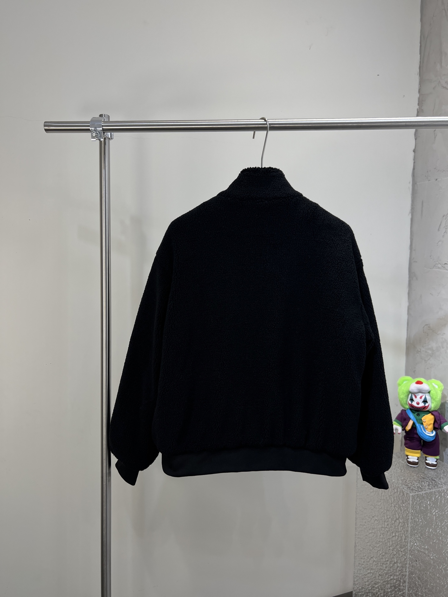 Balenciaga 高仿男士泰迪絨拉鍊外套 保暖羊羔絨內裡 黑色百搭款| 14 Balenciaga 高仿男士泰迪絨拉鍊外套 保暖羊羔絨內裡 黑色百搭款