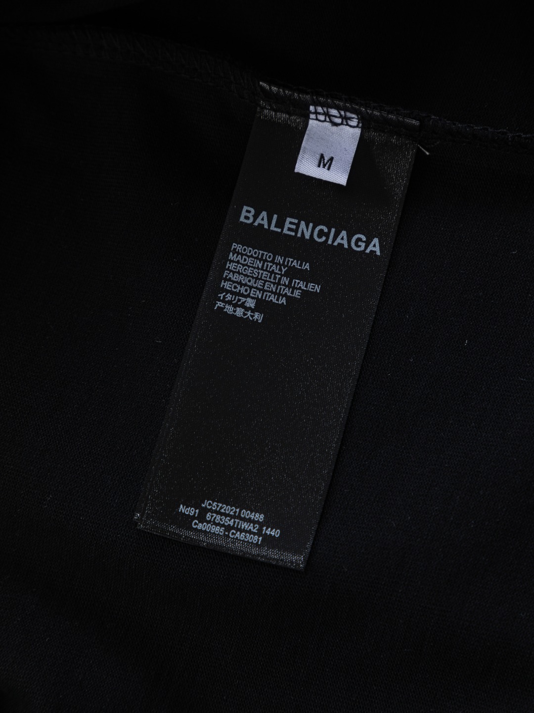 Balenciaga原單黑色短袖T恤Luxury刺繡字樣美式復古風格| 15 Balenciaga原單黑色短袖T恤Luxury刺繡字樣美式復古風格