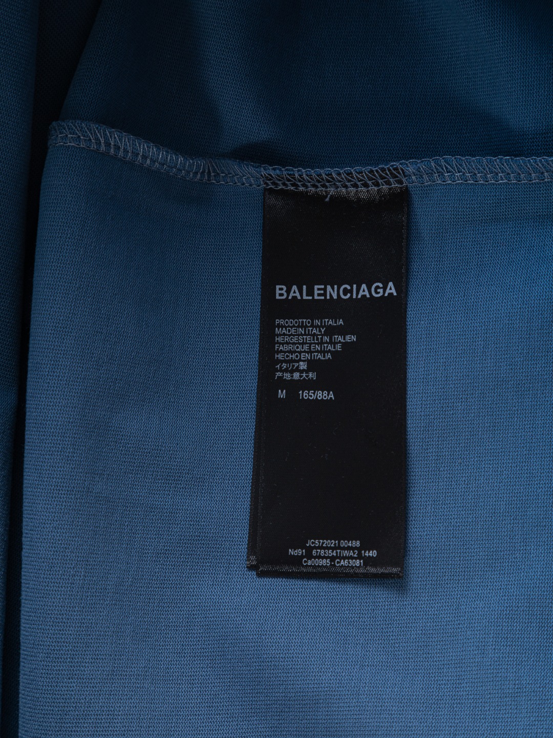 Balenciaga高仿短袖T恤藍色艾菲爾塔印花城市時尚風格款| 15 Balenciaga高仿短袖T恤藍色艾菲爾塔印花城市時尚風格款