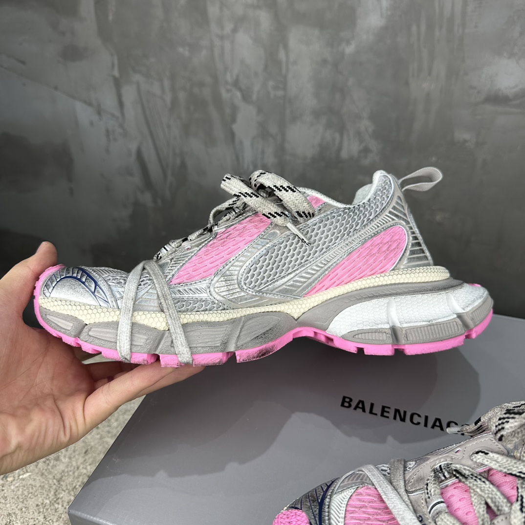 Balenciaga 高仿女士粉白老爹鞋甜酷撞色人氣款式推薦|超A仿原單精品圖片 11 Balenciaga 高仿女士粉白老爹鞋甜酷撞色人氣款式推薦|歐美奢侈品精品推薦