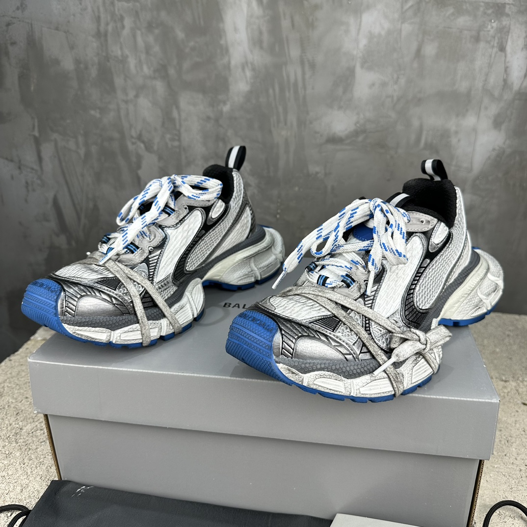 Balenciaga A貨男士灰藍復古運動老爹鞋設計前衛舒適實穿｜歐美奢侈品精品推薦