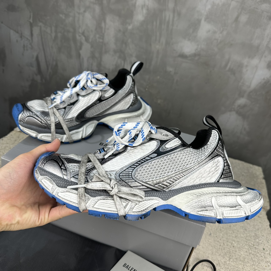 Balenciaga A貨男士灰藍復古運動老爹鞋設計前衛舒適實穿｜歐美奢侈品精品推薦