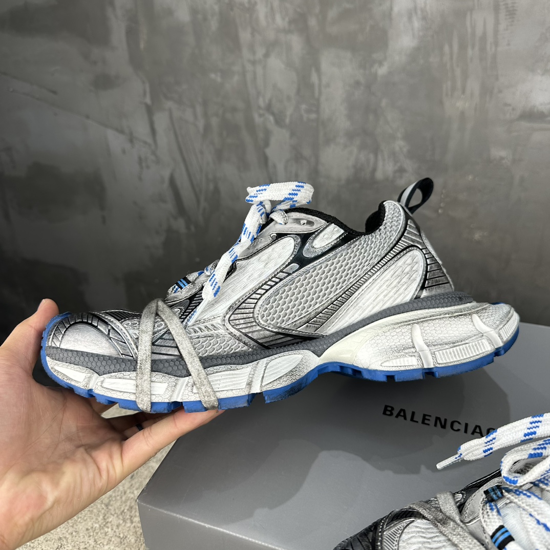Balenciaga A貨男士灰藍復古運動老爹鞋設計前衛舒適實穿｜歐美奢侈品精品推薦