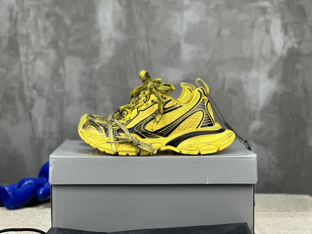 Balenciaga 高仿男女款亮黃老爹運動鞋撞色造型街頭吸睛必備｜歐美奢侈品精品推薦