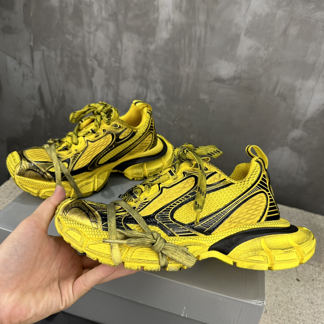 Balenciaga 高仿男女款亮黃老爹運動鞋撞色造型街頭吸睛必備｜歐美奢侈品精品推薦