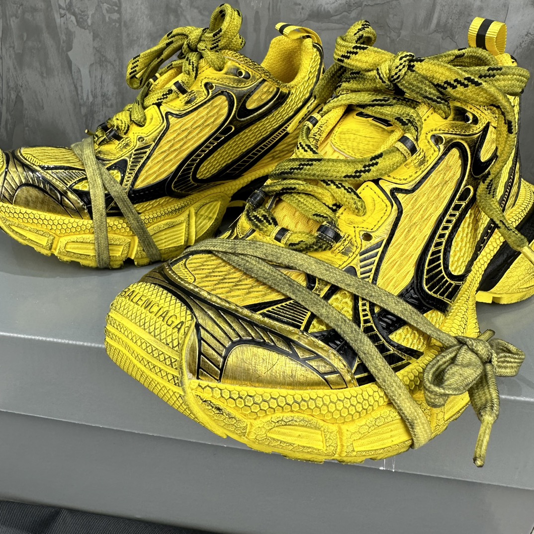 Balenciaga 高仿男女款亮黃老爹運動鞋撞色造型街頭吸睛必備｜歐美奢侈品精品推薦