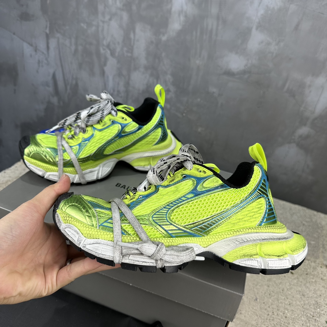 Balenciaga 高仿老爹鞋螢光綠配色亮眼造型街頭必備|超A仿原單精品圖片 12 Balenciaga 高仿老爹鞋螢光綠配色亮眼造型街頭必備|歐美奢侈品精品推薦
