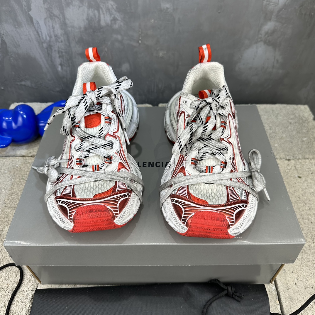 Balenciaga 精品仿製白紅老爹鞋男女款運動休閒混搭