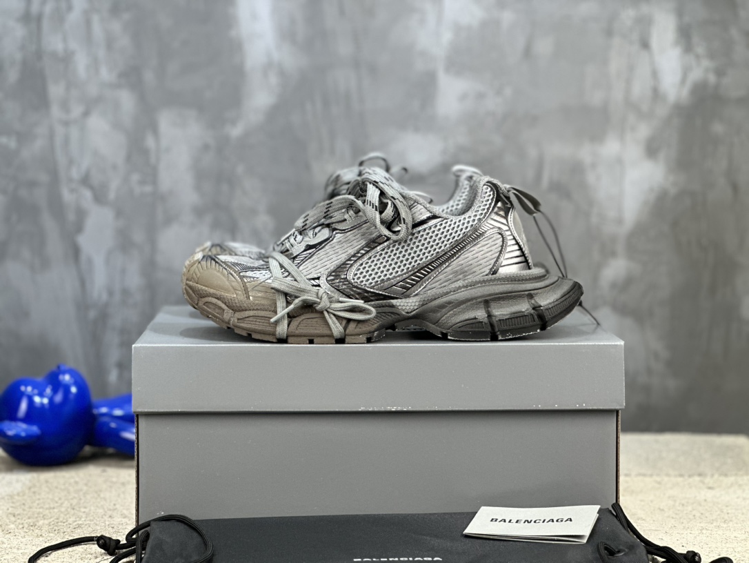 Balenciaga A貨灰棕配色老爹鞋潮流復古風推薦款|超A仿原單精品圖片 6 Balenciaga A貨灰棕配色老爹鞋潮流復古風推薦款|歐美奢侈品精品推薦