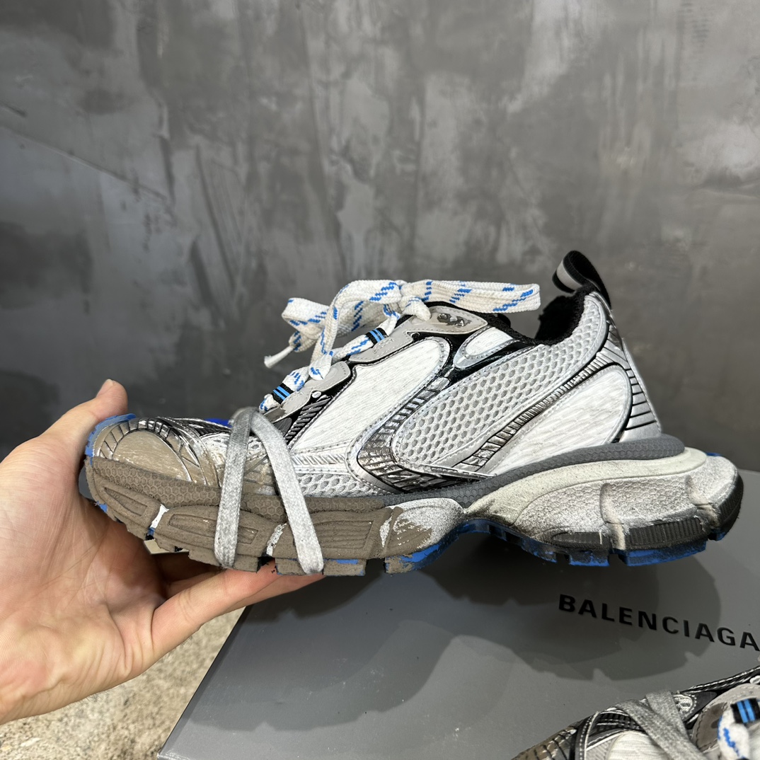 Balenciaga 高仿老爹鞋灰藍配色設計活潑男士穿搭推薦|超A仿原單精品圖片 10 Balenciaga 高仿老爹鞋灰藍配色設計活潑男士穿搭推薦|歐美奢侈品精品推薦