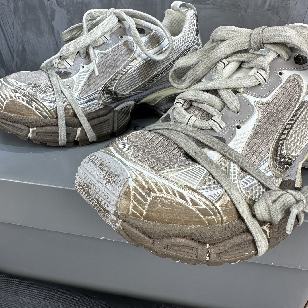 Balenciaga 一比一卡其灰老爹鞋拼接設計休閒風必備|超A仿原單精品圖片 10 Balenciaga 一比一卡其灰老爹鞋拼接設計休閒風必備|歐美奢侈品精品推薦