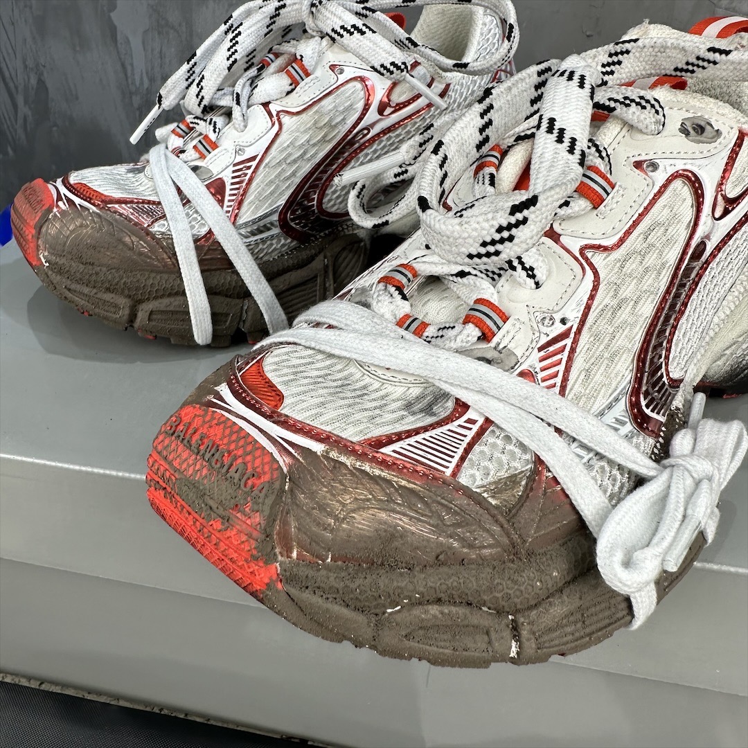 Balenciaga 高仿白紅咖老爹鞋撞色設計潮感街頭首選|超A仿原單精品圖片 10 Balenciaga 高仿白紅咖老爹鞋撞色設計潮感街頭首選|歐美奢侈品精品推薦