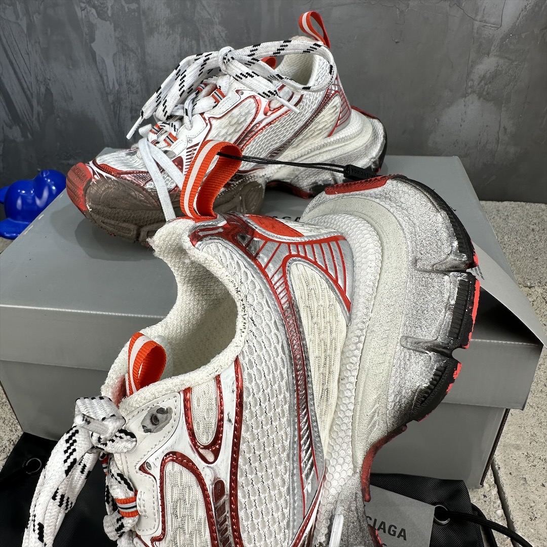 Balenciaga 高仿白紅咖老爹鞋撞色設計潮感街頭首選|超A仿原單精品圖片 9 Balenciaga 高仿白紅咖老爹鞋撞色設計潮感街頭首選|歐美奢侈品精品推薦