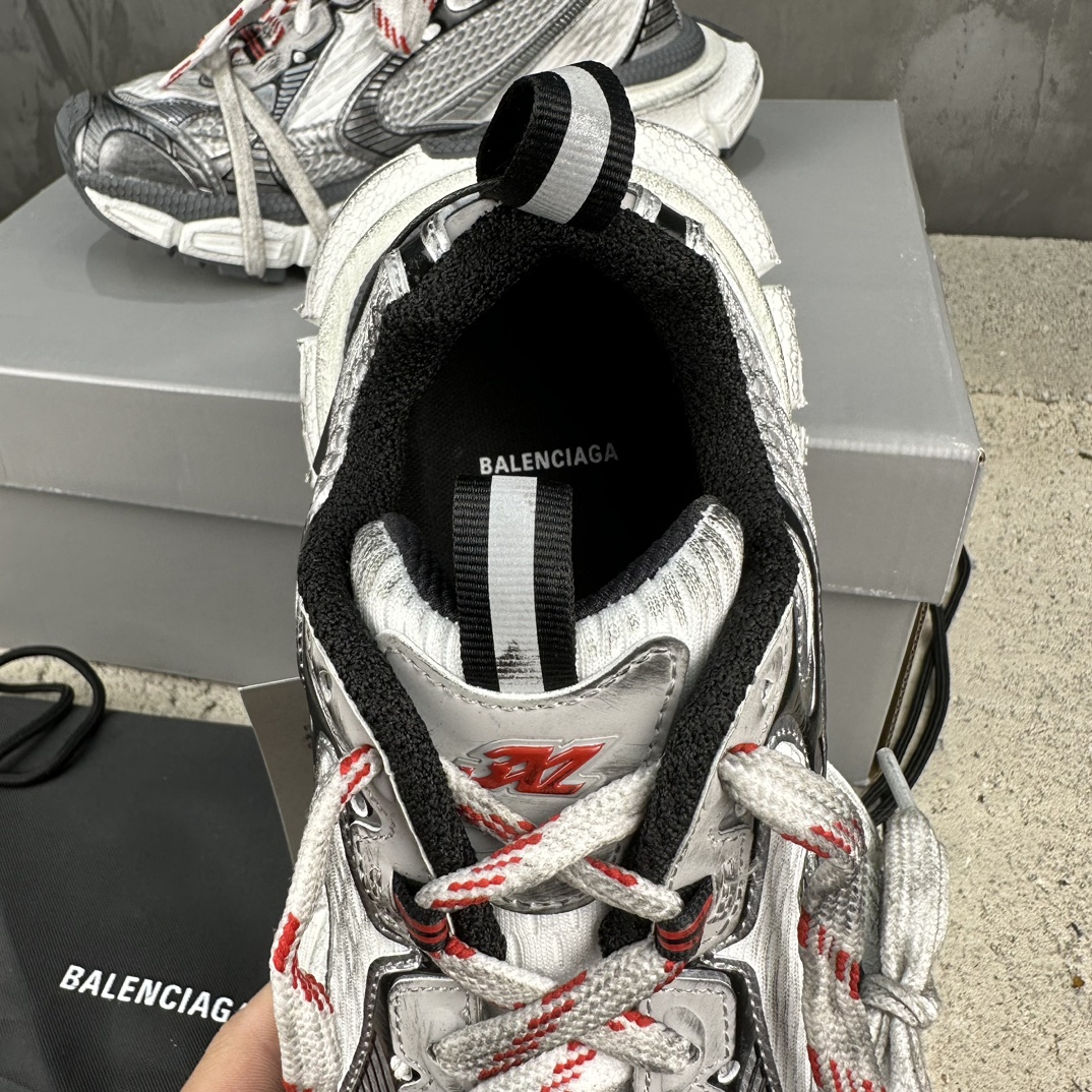 Balenciaga A貨老爹鞋紅黑編織鞋帶撞色造型感十足|超A仿原單精品圖片 7 Balenciaga A貨老爹鞋紅黑編織鞋帶撞色造型感十足|歐美奢侈品精品推薦